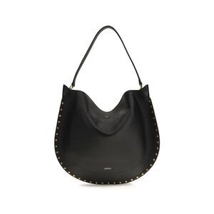 Isabel Marant Black Calf Leather Bos Taurus Shoulder Women's Bag